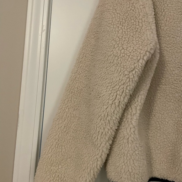 Rails Dean Fuzzy Leopard Print Trim Jacket - Cream animal print - Picture 8 of 8